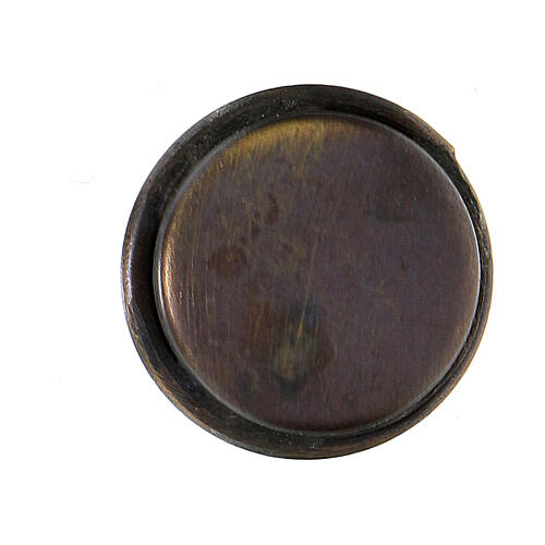 Tarka neapolitańska metalowa średnica 2 cm, szopka 15 cm 4