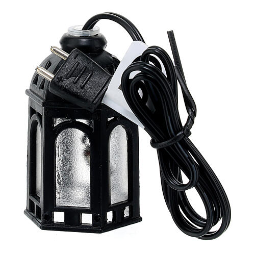 Lanterna plastica 3,5 V presepe 4 cm 3