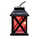 Lanterne noire et rouge 3,5V basse tension 5 cm s1