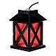 Lanterne noire et rouge 3,5V basse tension 5 cm s2