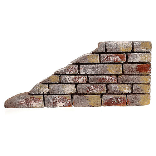 Rustikale Mauer, Krippenzubehör, neapolitanischer Stil, 10x20x2 cm 1