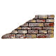 Rustic low wall for Nativity Scene 10x20x2 cm s1