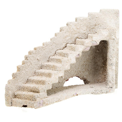 Treppenaufgang, Krippenzubehör, neapolitanischer Stil, für 8 cm Krippe, 20x30x10 cm 1