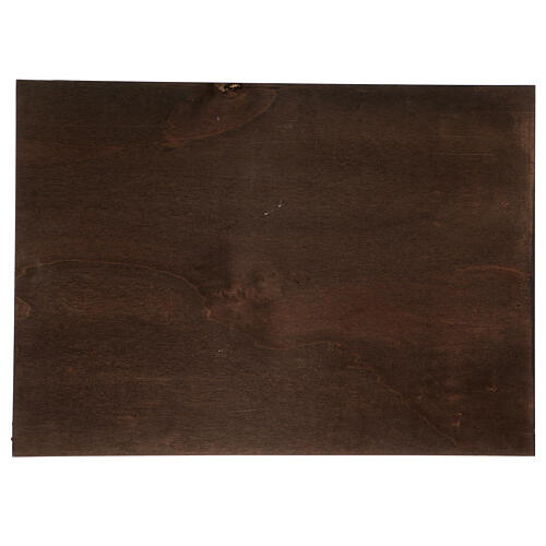 Dyptych pejzaż arabski szopki 50x135 cm z drewna 5