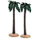 Set of 2 palm trees for Nativity Scene 25 cm s6