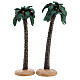 Set of palms 2pcs for 25 cm nativity scene s1