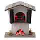LED oven for Nativity Scene with 15 cm characters 12x10x5 cm s1