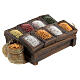Bancarella delle spezie presepe 10 cm 5x12x5 cm s4