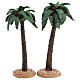 Resin palm trees, set of 2, for Nativity Scene with 12 cm characters s6