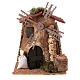 Rustic windmill figurine 10-12 cm nativity 20x15x10cm s1