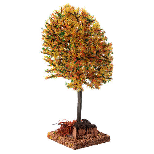 Herbstbaum für Krippe 8-10 cm, 15x5x5cm 3
