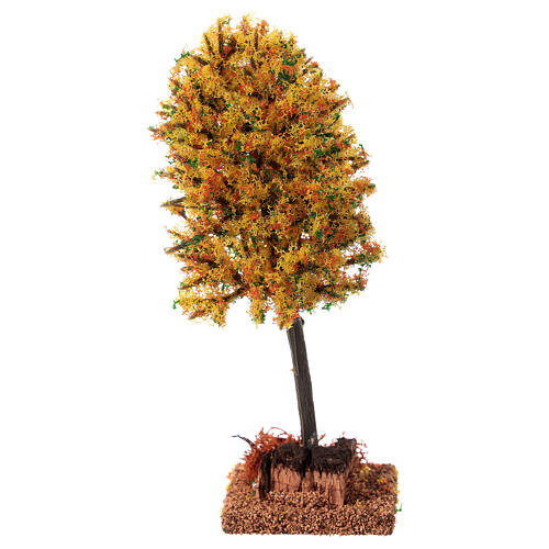 Herbstbaum für Krippe 8-10 cm, 15x5x5cm 4