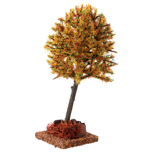 Albero autunnale per presepe 8-10 cm 15x5x5cm 2