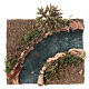 River curve with tree for Nativity Scene with 8 cm characters 15x15x15 cm s2