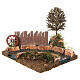 River curve with tree for Nativity Scene with 8 cm characters 15x15x15 cm s3