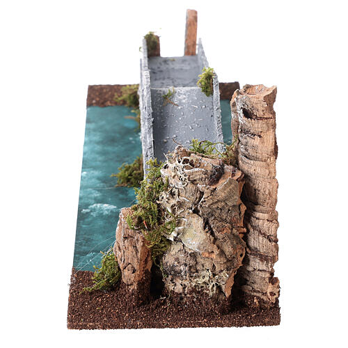 Most diabła, styl 800, do szopki 6-8 cm, 10x40x10 7