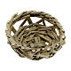 Circular wicker basket figurine 5 cm, nativity 6-8 cm s1