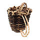 Cone wicker basket 4-5 cm, 12 cm nativity s4