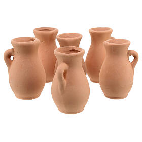 Terracotta jar 10x5 cm for 12 cm Nativity Scene