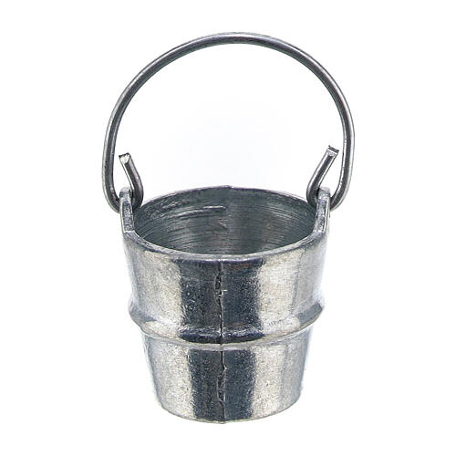 Metal bucket 5x5 cm for 10 cm Nativity Scene 1