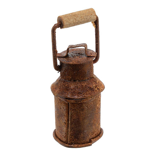 Secchio latte arrugginito 5 cm presepe 6-8 cm 2