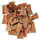 Set 100 pcs terracotta tiles 5x5 cm, 8 cm nativity s1