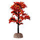Árvore vermelha h 15 cm para presépio com figuras de 6-8 cm s3