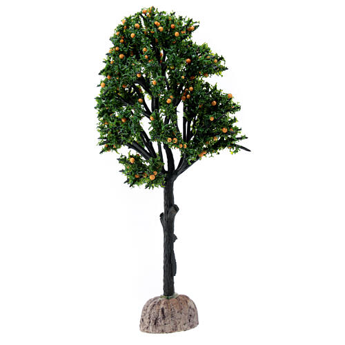 Orangenbaum mit Früchten, Krippenzubehör, 15 cm hoch, für 8-10 cm Krippe 1