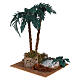Palmier double avec oasis 30x20x20 cm crèche 12-15 cm s2
