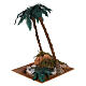 Palmier double avec oasis 30x20x20 cm crèche 12-15 cm s3