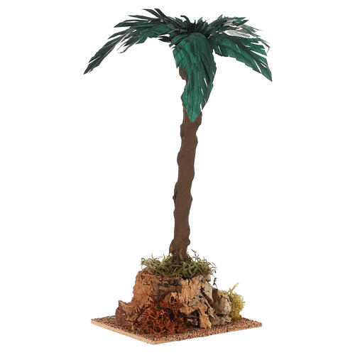 Single palm tree 20x10x10 cm, nativity scene 8-10 cm 3