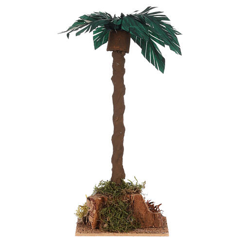 Single palm tree 20x10x10 cm, nativity scene 8-10 cm 4