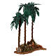 Triple palm tree 35x20x15 cm, nativity 12-15 cm s3