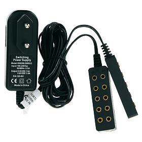 Double low voltage power strip 3.5V lights 5 fixed 5 flashing