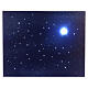 Ciel étoilé lumineux 40x50 cm fibre optique s1