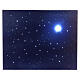 Cielo stellato luminoso 40x50 cm fibre ottiche s1