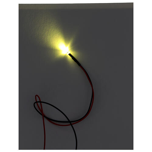 Diody 30 cm do szopki led 12V ciepły biały 2