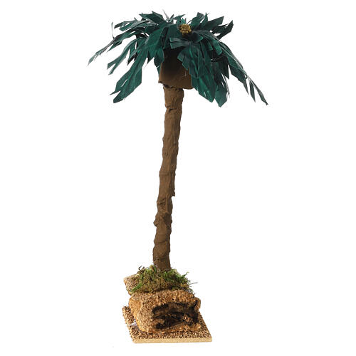 Single palm tree of 20 cm of height for 8-10 cm Nativity Scene 3