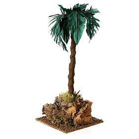 Large single palm for nativity scene 10-12 cm, real height 20 cm