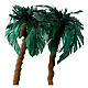 Double palm tree with resin lake 25x20x20 cm for 8 cm Nativity Scene s2