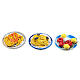 Dishes with food, d. 3 cm, resin, 10 cm Nativity Scene s2