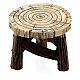 Runder Tisch aus Harz Krippe, 6 cm 4x4 cm s1