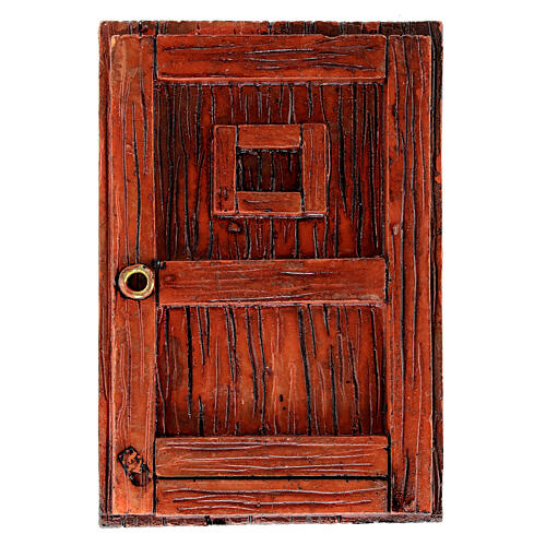 Tür aus Harz Krippe, 8 cm 10x5 cm 1