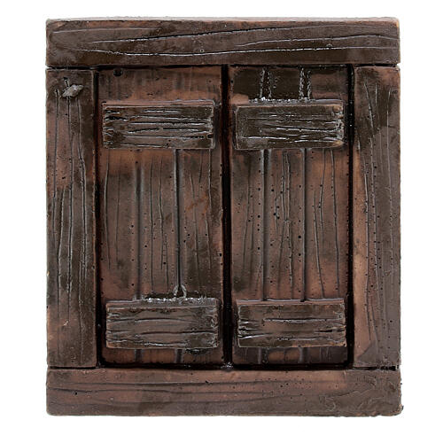 Okno zamknięte z żywicy, do szopki 8 cm, 6,5x6 cm 1