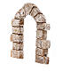 Nativity scene resin brick arch 6-8 cm 10x10 cm s2