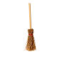 Straw broom of 8 cm for 10-12 cm Nativity Scene s1