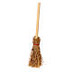 Miniature straw broom 8 cm for 10-12 cm nativity s2