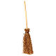 Straw broom figurine 12 cm for 12-14 cm nativity s1