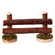 Wooden fence with moss for 8-10 cm Nativity scene, 5x8 cm s1