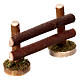 Wooden fence with moss for 8-10 cm Nativity scene, 5x8 cm s2